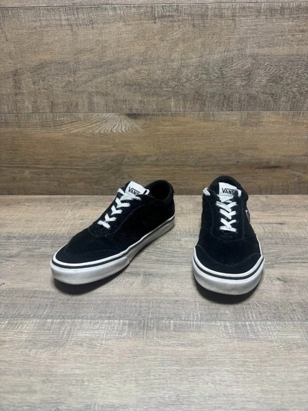 Vans Sport Vulc Black Suede Sneakers Women's Size 8
